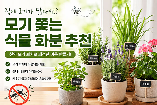 집 모기 퇴치법