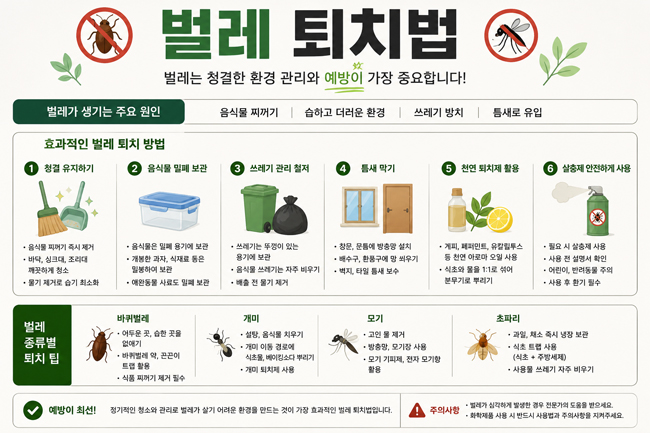 벌레 퇴치법