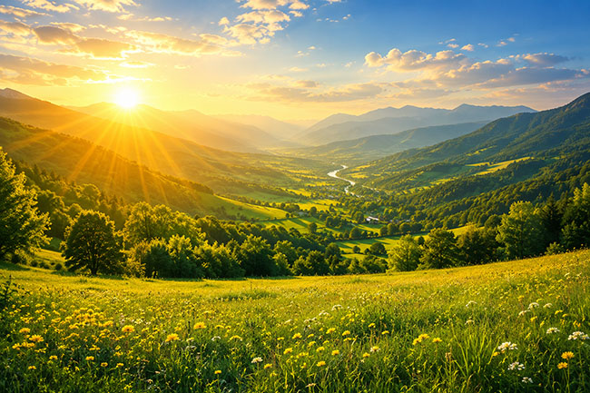 Sunlit Valley