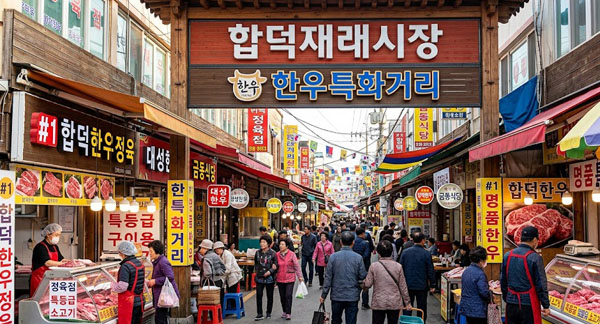 합덕재래시장 한우특화거리